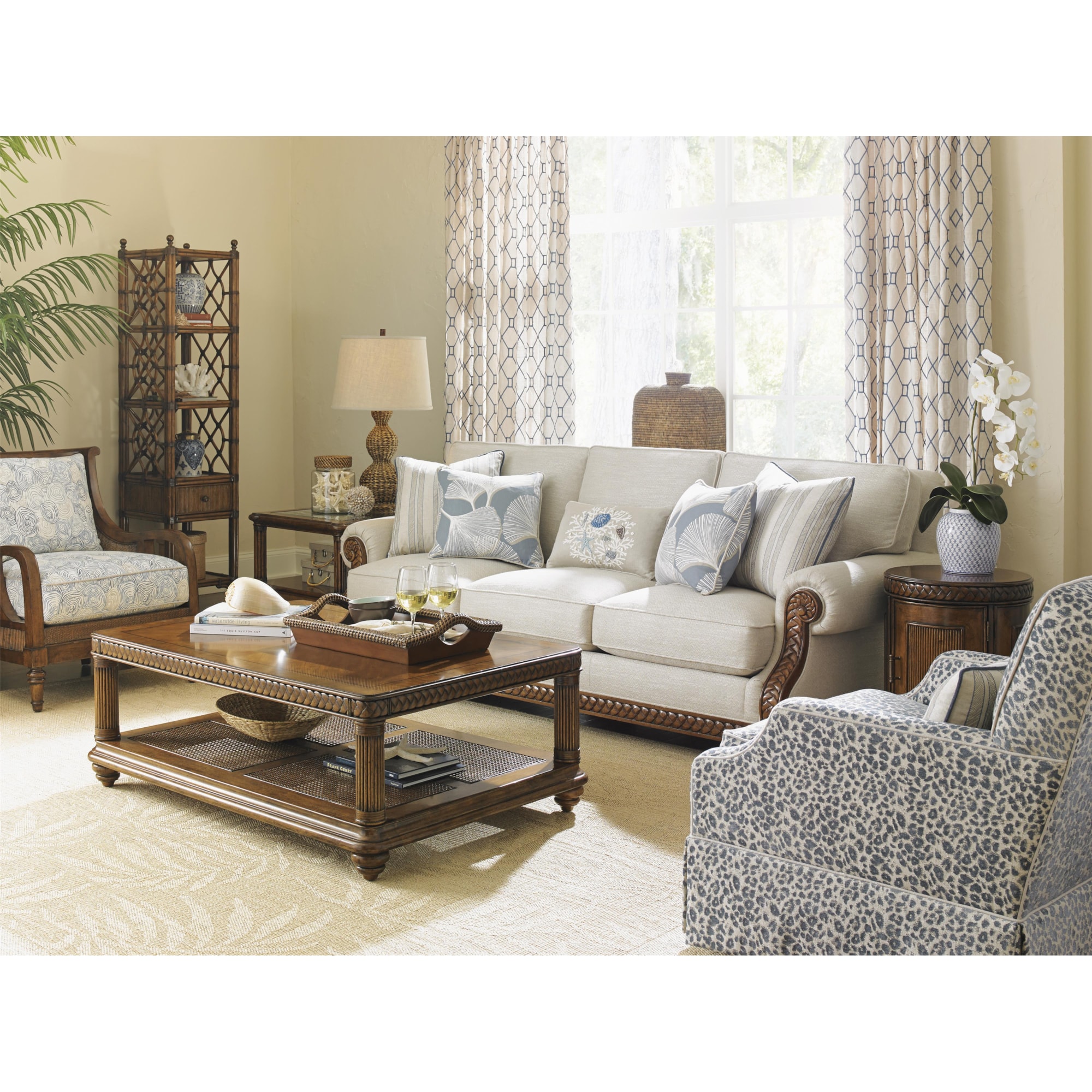 Tommy Bahama Home Bali Hai 662474332 Belize Round End Table Baer's